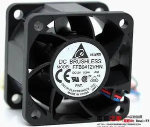 Aomoproing Delta FFB0412VHN 4E73R 4028 40*40*28MM 4CM 12V 0.24A DC Cooling Fan Aomoproing Delta FFB0412VHN 4E73R 4028 40*40*28MM 4CM 12V 0.24A DC Cooling Fan