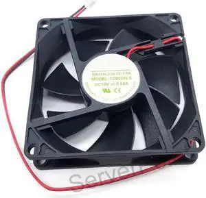 Aomoproing Genuine For TD8020LS DC 12V 0.08A 80*80*20 Two Lines Cooling Fan Aomoproing Genuine For TD8020LS DC 12V 0.08A 80*80*20 Two Lines Cooling Fan