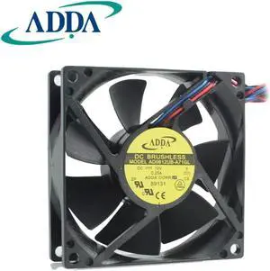 Aomoproing AD0812HB-A76GL 8025 8cm 80mm 12V 0.25A double ball bearing cooling fan for ADDA 80*80*25mm