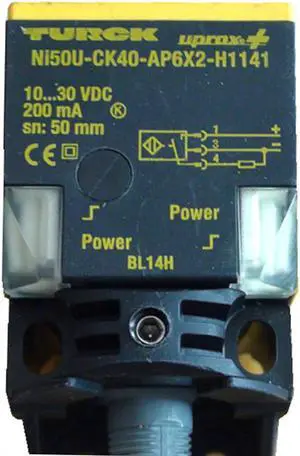 TURCK Ni50U-CK40-AP6X2-H1141 1625837 Inductive sensor PNP TURCK Ni50U-CK40-AP6X2-H1141 1625837 Inductive sensor PNP