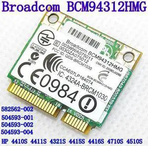 Aomoproing Broadcom Bcm94312hmg Bcm4312 Half Mini Pci-e Wireless Wifi Card 802.11 B G