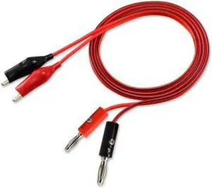 1m Alligator Cilp to AV Banana Plug Test Leads Connector Dual Tester Probe Pince Crocodile Clip Electronique Multimeter DC Power
