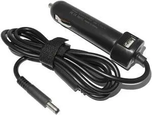 Aomoproing 19.5V 3.34A 65W DC Car Charger Laptop Power Adapter for Inspiron 11 3147 13 7347 15SR-1528B 15 5555 Vostro 15 3568