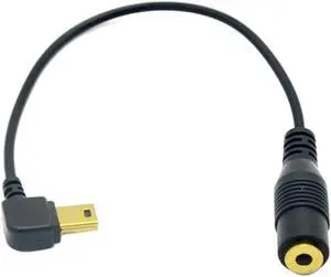 Aomoproing Mini USB External 3.5mm Adpter Cable for Gopro Hero 4 3 Action Camera Cord