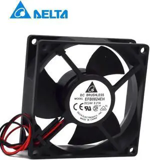 Aomoproing EFB0824EH 8025 8CM 80m 24V 0.21A clover dual ball bearing cooling fan drive for Delta 80*80*25mm Aomoproing EFB0824EH 8025 8CM 80m 24V 0.21A clover dual ball bearing cooling fan drive for Delta 80*80*25mm