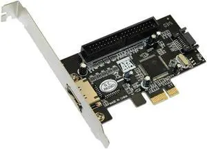 Aomoproing Combo SATAII +IDE PCI-Express RAID Controller Card 1Port IDE and 1port sata Card for PC/desktop laptop