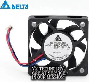 Aomoproing EFB0505HA 5010 5V 0.25A 5cm 50mm double ball bearing cooling fan with tachometer for Delta 50*50*10mm