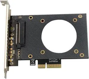 Aomoproing U.2 SSD Expansion Card U.2 SFF-8639 to PCIE X4 Expansion Card U2 PCIe3.0 X4 U.2 Riser Card