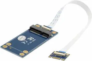 Aomoproing 50mm Mini PCI-E 52Pin mSATA SSD to M.2 NGFF B-key Adapter Add on Cards PCBA