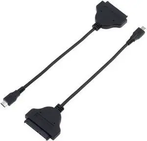 Aomoproing Type C USB 3.1 Male to SATA 22 Pin 2.5" Hard disk driver SSD Adapter Cable for Laptop & Laptop