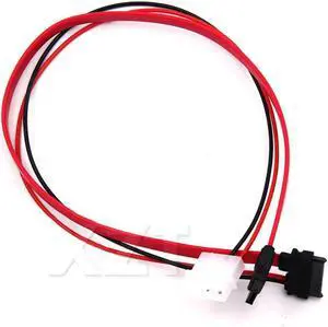 Aomoproing 10pcs SATA Power Cable Slimline SATA Cables to Molex Slim SATA 13 pin(7P+6P) to 7pin + Power cable1 for with SATA Slimline port