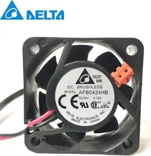Aomoproing 1pcs AFB0424HB 40mm 40*40*20MM DC24V 0.12A cooling fan for delta