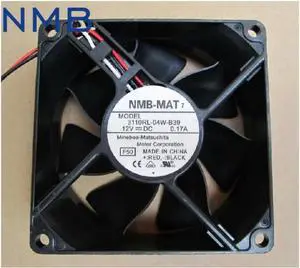 Aomoproing 3110RL-04W-B39 8025 80*80*25mm 80mm 12v 0.17A dual ball 8cm server inverter cooling fan
