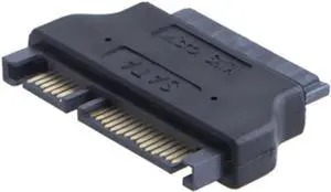 Aomoproing Micro SATA 16Pin Female to SATA 22Pin Male Adapter, SATA Adapter 22 pin SATA (Male) to 16 pin Micro SATA (Female),2.5 Sata 22Pin to 1.8 Micro Sata Female