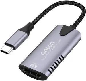 Aomoproing Video Capture Card, 4K HDMI Video Capture Device, 1080P HD 30fps Live and Record Video Audio Grabber for Gaming, Streaming, Teaching, Video Conference