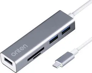 Aomoproing Onten USB-C Docking Station.Laptop,Monitor Stand with Wireless Charging.VGA,4K HDMI Display,USB 3.0,USB-C. for MacBook Pro m1/m2/Dell/Surface/All-in-one Desktop and More USB-C Devices