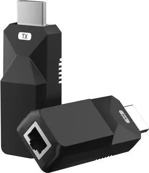 Aomoproing  1080P HDMI Extender, Extend Audio and Video Signal up to 165 Feet with Cat5e/6 Ethernet Cable.