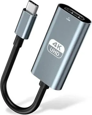Aomoproing USB C to HDMI Adapter (4K@60HZ) Type-C(Thunderbolt 3) to Female HDMI Adapter,Compatible with MacBook Pro 2019/2018/2017, MacBook Air/iPad Pro 2018, Samsung Galaxy S10/S9 and More