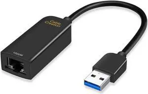 USB 3.0 Ethernet Adapter for Nintendo Switch, 1 G High Speed USB Network Dongle Gigabit Ethernet LAN Network Converter, CableCreation RJ45 to USB A Wired Internet Connection for MacBook,Xiao Mi Box,PC