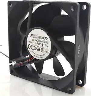 Aomoproing FOR Delta 8025 12V 0.08A 8CM DFB0812L Ultra-quiet 2-wire Power Computer Chassis Fan