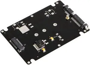 Aomoproing B+M Key Socket 2 M.2 NGFF (SATA) SSD to 2.5 SATA Adapter Card with Case New