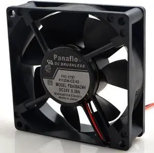 Aomoproing FOR Panasonic panaflo 8CM FBA08A24H 8025 24V 0.36A ultra-quiet chassis fan