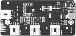 Aomoproing PCIE to SATA Adapter PCIE to SATA3.0 Expansion Card 4Port SATA3.0 Expansion Card Adapter 6Gbps Speed SATA Interface