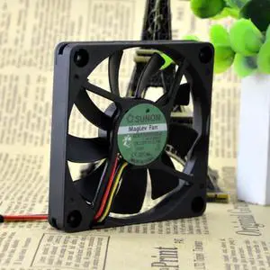 Aomoproing FOR SUNON built standard KDE1207PFV3-A 12V 0.7W 7010 7CM silent cooling fan