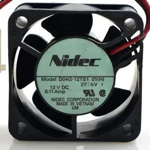 Aomoproing Japan FOR Nidec D04G-12TS1 12V 0.11A 4020 4 cm mute switch heat dissipation fan