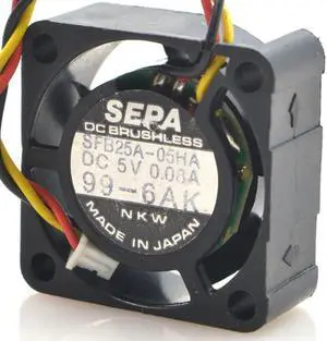 Aomoproing FOR SEPA SFB25A-05HA 2510 5V 0.08 A video player medical equipment Cooling fan