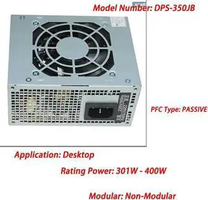 Aomoproing Free Ship ,350W Pc Power Supply DPS-350JB FLEX Small 1U Psu Small Chassis Power Supply