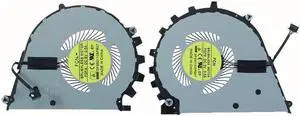 Aomoproing New Laptop CPU & GPU Cooling Fan Replacement For HP ZBook Studio G3 G4 P/N: 840960-001