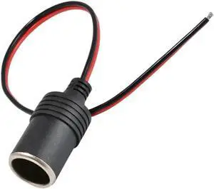 Aomoproing 30cm Universal 12V 10A 120W Car Cigarette Lighter Female Socket Plug Auto Car Cigar Charger Cable Power Connector Adapter
