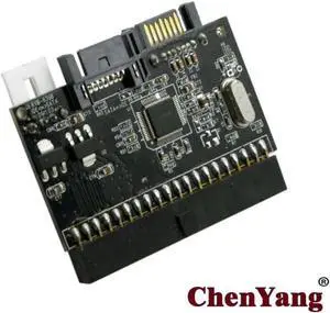 Aomoproing two Serial SATA 7PIN to IDE 100 133 DVD CD Adapter Converter for Hard disk Drive