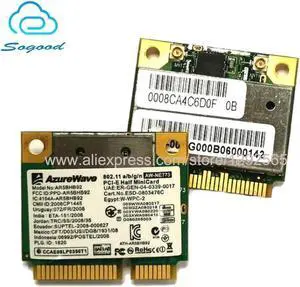 Aomoproing Atheros AR9280 AR5BHB92 dual band 2.4G&5G 300Mbps 802.11 a/b/g/n PCI-E half Mini card wireless network card