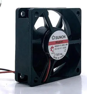 Aomoproing 60mm Mute Cooling Fans for Sunon MB60201V1-000C-A99 6020 60X60X20mm DC 12V 1.62W Magnetic for Humidifier Testing Instrument Fans
