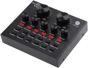 Aomoproing V8 Audio External USB Sound Card 112 kinds of electric sound+18 kinds of sound effects+6 kinds of effect modes Sound Card