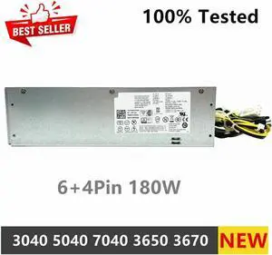 Aomoproing Power Supply For 3040 5040 7040 3650 3670 6+4 Pin 180W Power Supply MVDJR 0MVDJR HU180AS-01 HK280-81FP Aomoproing Power Supply For 3040 5040 7040 3650 3670 6+4 Pin 180W Power Supply MVDJR 0MVDJR HU180AS-01 HK280-81FP
