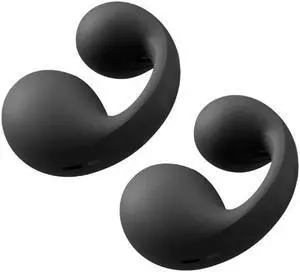 Aomoproing 1 Pair Earbud Ear Caps Protective Cover Eartips Ear Buds Cups for Ambie AM-TW01(small) (Black)