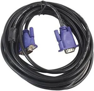 Aomoproing 5 Meters VGA Cable Male to Male Monitor Cable Video Adapter Cable with Ferrite Cores for Computer PC HDTV Projector Display