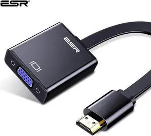 Aomoproing HDMI TO VGA Adapter Audio Cable HDMI Splitter to VGA Converter Digital HD 1080P HDMI Cable Adapter to Xbox PS4 PC Laptop TV
