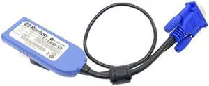 Aomoproing D2CIM-VUSB VGA + USB KVM Switch Cable Adapter Virtual Media Cable Module KX II USB CIM for Raritan