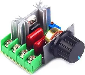 Aomoproing 2000W Voltage Regulator Ac 220V Motor Speed Control Brushless Electronic Thyristor Dimmer Temperature Control Switch