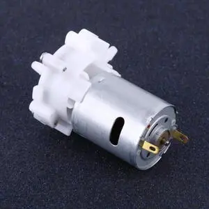 Aomoproing DC 3-12V Mini Gear Pompa Akuarium Air Pompa Self-Priming Pompa Motor Pompa Air Alat dengan RS-360SH Motor