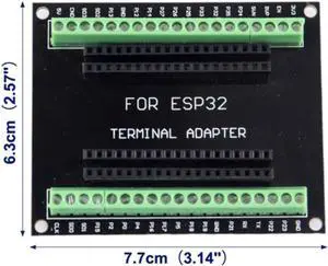 Aomoproing 38 Pin ESP32 Breakout Board For ESP32 Development Board 2.4 GHz Wifi Dual Core For Arduino GPIO 1 Into 2 Aomoproing 38 Pin ESP32 Breakout Board For ESP32 Development Board 2.4 GHz Wifi Dual Core For Arduino GPIO 1 Into 2
