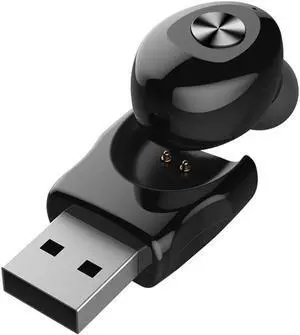 Aomoproing U12 Mini Bluetooth Earphone Single Sport Wireless Stereo Headset Portable Invisible In-Ear Business Earbud USB Magnetic Charger