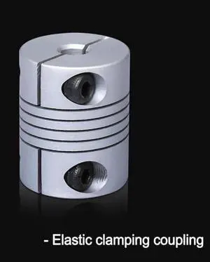 Aomoproing 3D Printer Parts Flexible Shaft Coupler 5x8x25 Plum blossom/Rigid clamping Coupling Shaft Stepper Motor coupler connector