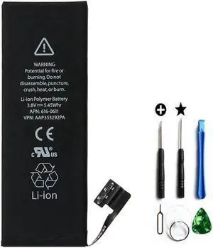 New OEM Quality Replacement for iPhone 5 Battery A1428 A1429 A1442 1440 mAh KIT +free Tools