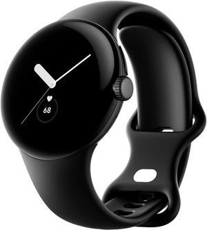 Google Pixel Watch - Android Smartwatch with Fitbit Activity Tracking - Heart Rate Tracking Watch - Matte Black Stainless Steel case with Obsidian Active band - LTE - Grade A