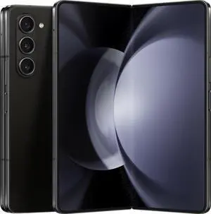 SAMSUNG Galaxy Z Fold 5 Cell Phone, AT&T Android Smartphone, 256GB , Big 7.6 Screen for Streaming, Gaming, Phantom Black - Excellent